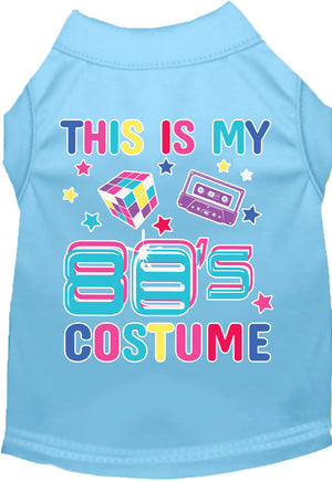 Halloween Costume Cat or Dog Shirt for Pets "Technicolor 80's Costume" — view 2