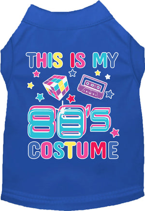 Halloween Costume Cat or Dog Shirt for Pets "Technicolor 80's Costume" — view 3