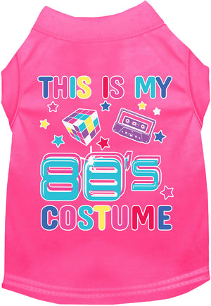 Halloween Costume Cat or Dog Shirt for Pets "Technicolor 80's Costume" — view 4