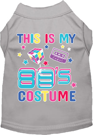 Halloween Costume Cat or Dog Shirt for Pets "Technicolor 80's Costume" — view 5