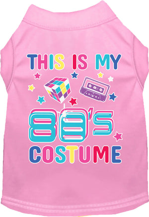 Halloween Costume Cat or Dog Shirt for Pets "Technicolor 80's Costume" — view 6