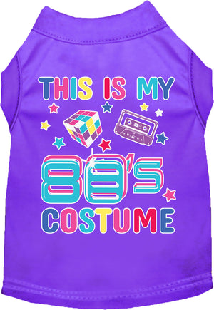 Halloween Costume Cat or Dog Shirt for Pets "Technicolor 80's Costume" — view 7
