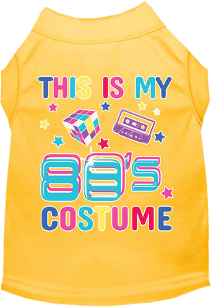 Halloween Costume Cat or Dog Shirt for Pets "Technicolor 80's Costume" — view 10