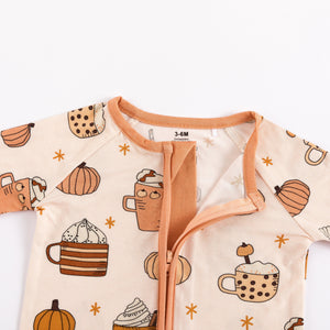 Pumpkin Spice (Convertible Zip Footies) — view 6