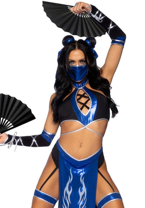 Combat Ninja 5-Piece Warrior Costume — view 8