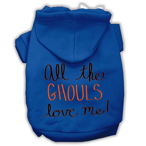 Halloween Pet Hoodie "All The Ghouls Love Me" — view 10