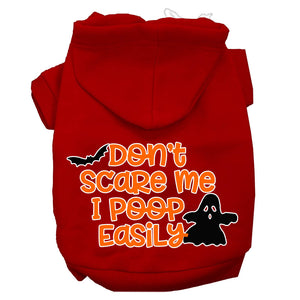 Halloween Pet Hoodie "Don't Scare Me, I Poop Easily" — view 11