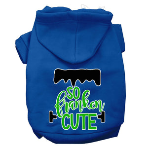 Halloween Pet Hoodie "So Franken Cute" — view 10