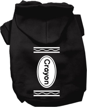 Halloween Pet Hoodie "Crayon Costume" — view 1