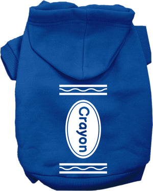 Halloween Pet Hoodie "Crayon Costume" — view 6