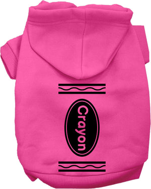 Halloween Pet Hoodie "Crayon Costume" — view 7