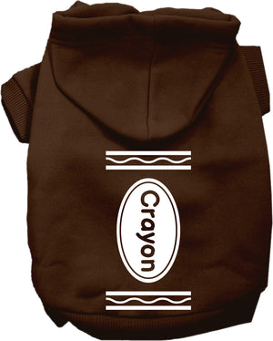 Halloween Pet Hoodie "Crayon Costume" — view 9