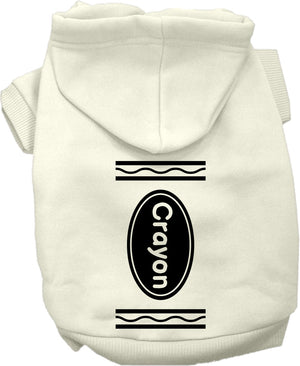 Halloween Pet Hoodie "Crayon Costume" — view 15