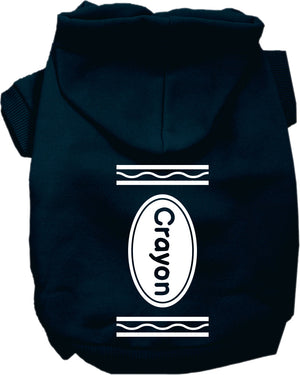 Halloween Pet Hoodie "Crayon Costume" — view 14