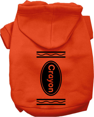 Halloween Pet Hoodie "Crayon Costume" — view 12