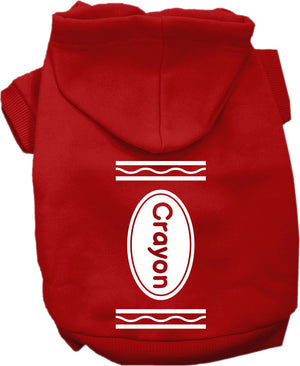 Halloween Pet Hoodie "Crayon Costume" — view 13