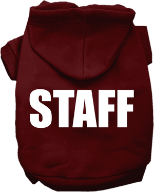 Halloween Pet Costume Hoodie Screen Printed, "Staff" — view 14