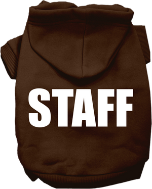 Halloween Pet Costume Hoodie Screen Printed, "Staff" — view 12