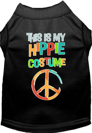 Fun Party and Halloween Cat or Dog Shirt for Pets "Hippie Costume" — view 2