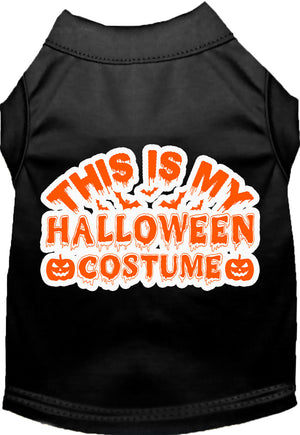 Halloween Cat or Dog Shirt for Pets "This is my Halloween Costume" — view 2