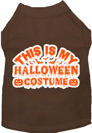 Halloween Cat or Dog Shirt for Pets "This is my Halloween Costume" — view 1