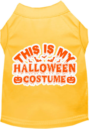 Halloween Cat or Dog Shirt for Pets "This is my Halloween Costume" — view 9