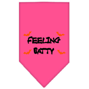 Halloween Pet and Dog Bandana Screen Printed, "Feeling Batty" — view 8