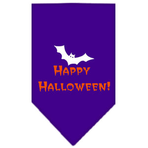Halloween Pet and Dog Bandana Screen Printed, "Happy Halloween" — view 12
