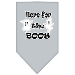 Halloween Pet and Dog Bandana Screen Printed, "Here For The Boos" — view 10