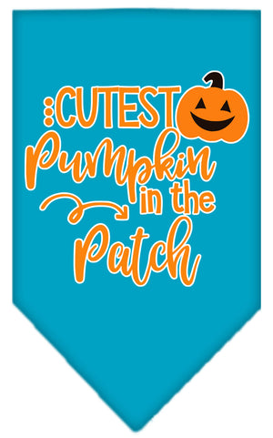 Halloween Pet and Dog Bandana Screen Printed, "Cutest Pumpkin In The Patch" — view 14