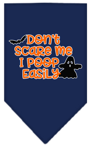 Halloween Pet and Dog Bandana, "Don't Scare Me, I Poop Easily" — view 14