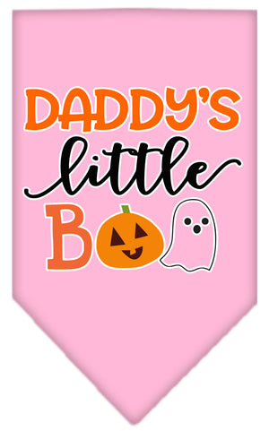 Halloween Pet and Dog Bandana Screen Printed, "Daddy's Little Boo" — view 10