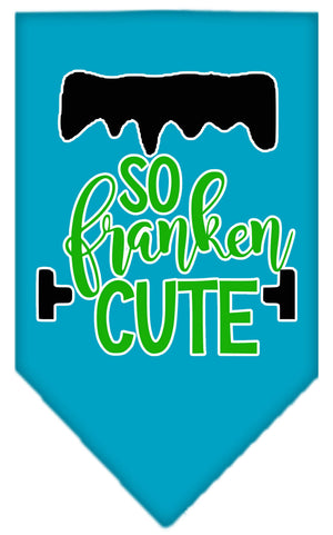 Halloween Pet and Dog Bandana Screen Printed, "So Franken Cute" — view 13
