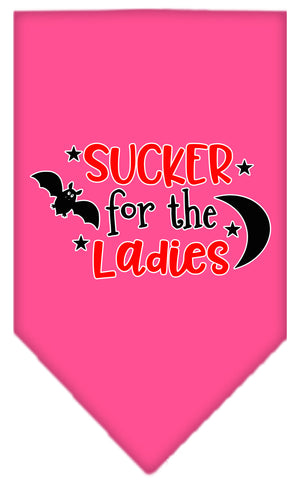 Halloween Pet and Dog Bandana Screen Printed, "Sucker For The Ladies" — view 10