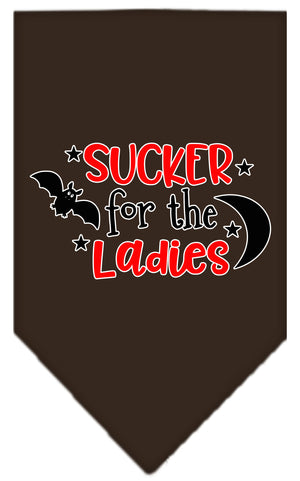 Halloween Pet and Dog Bandana Screen Printed, "Sucker For The Ladies" — view 11