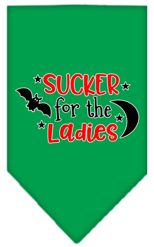 Halloween Pet and Dog Bandana Screen Printed, "Sucker For The Ladies" — view 12