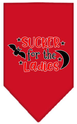Halloween Pet and Dog Bandana Screen Printed, "Sucker For The Ladies" — view 14