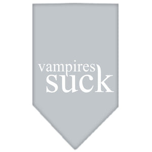 Halloween Pet and Dog Bandana Screen Printed, "Vampires Suck" — view 12