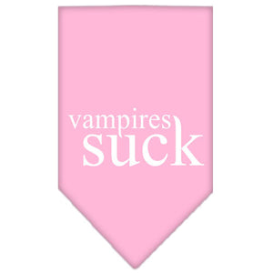 Halloween Pet and Dog Bandana Screen Printed, "Vampires Suck" — view 10