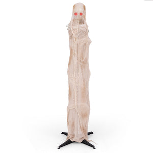 6FT Halloween Animated Standing Mummy with LED Red Glowing Eyes — view 3