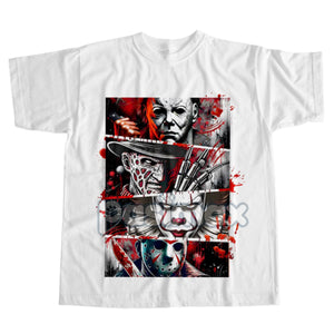 Halloween Horror Anime T-Shirt - Spooky Japanese Graphic Tee, Edgy Fall Wear — view 7