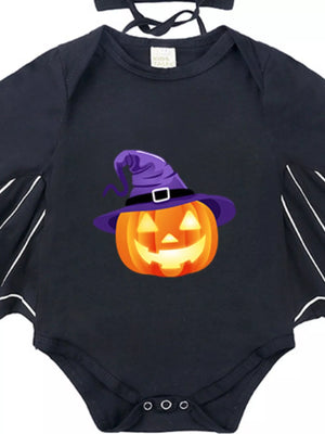 Children's Halloween Bat Bodysuit & Hat Costume Set — view 26