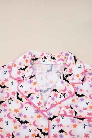 Halloween Ghosts & Bats Pajama Set — view 4