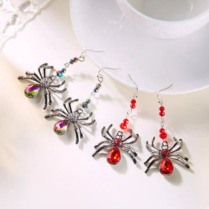 Halloween Spider Dangle Earrings — view 2