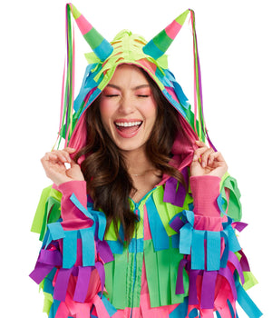 Women's Pinata Jumpsuit Bright Multicolored Onesie — view 32