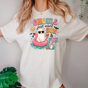 Summerween Shirt - Retro Spooky Beach Tee | Pastel Goth Halloween Summer Top — view 6