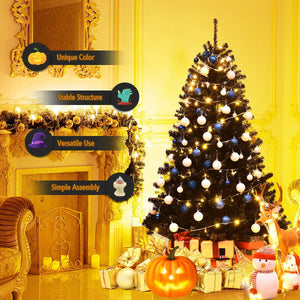 6 Feet Hinged Artificial Halloween Christmas Tree — view 8