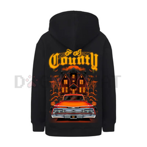 FB County Heavyweight Oversized Halloween Graphic Hoodie — view 7