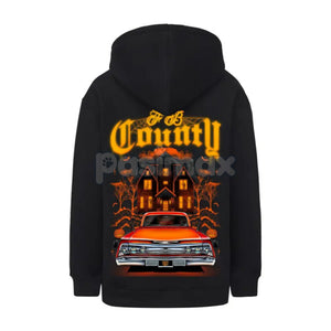 FB County Heavyweight Oversized Halloween Graphic Hoodie – Pullover Streetwear, Unisex Fall Apparel — view 7