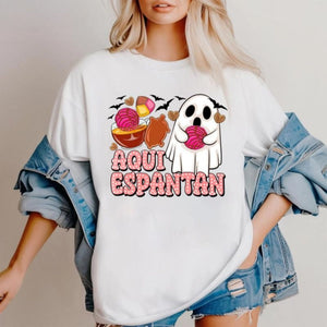 Boo-zy Ghost Halloween T-Shirt - Funny Spooky Season Party Tee, Cute Graphic Apparel — view 7